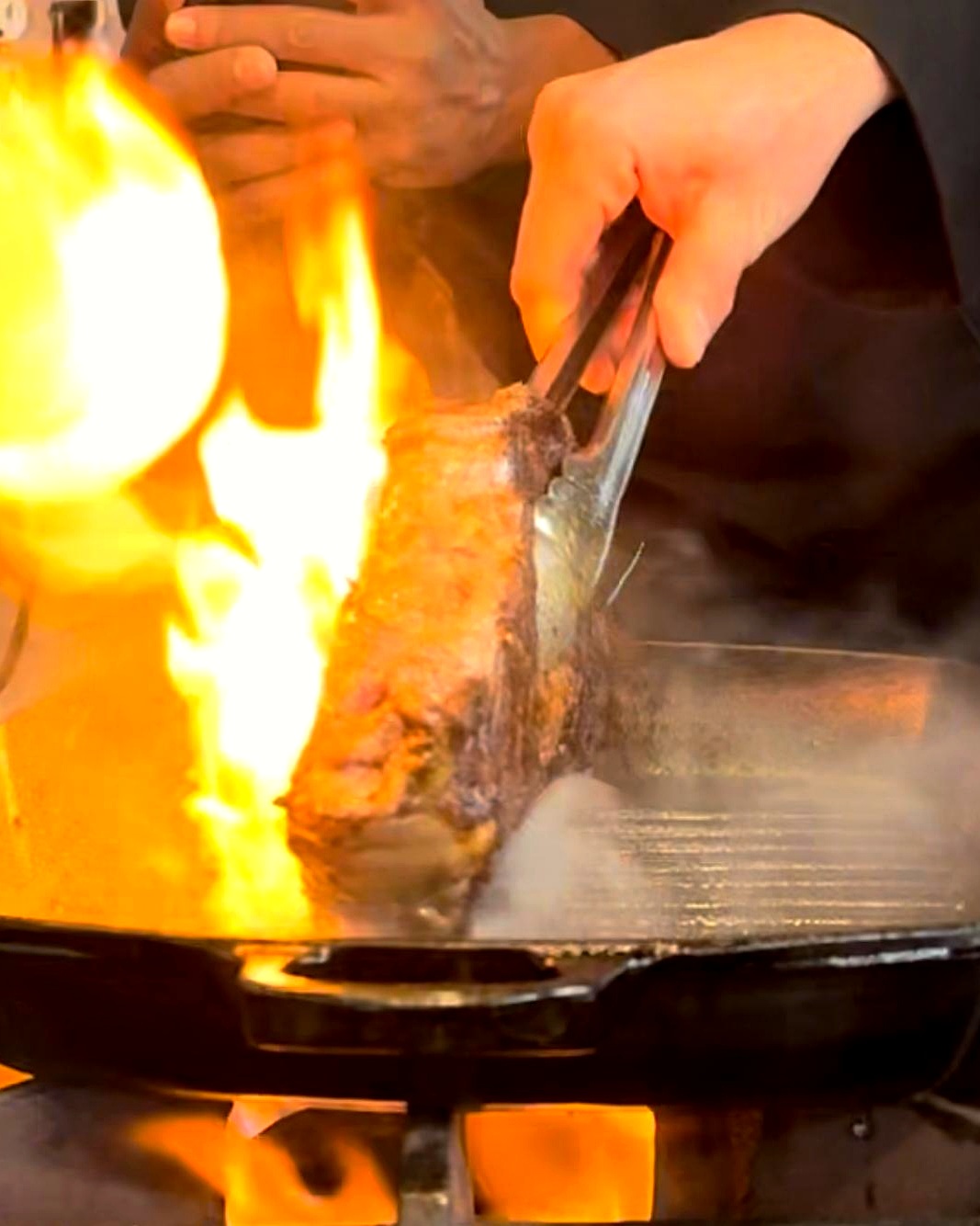 Brazilian cuisine fire grill