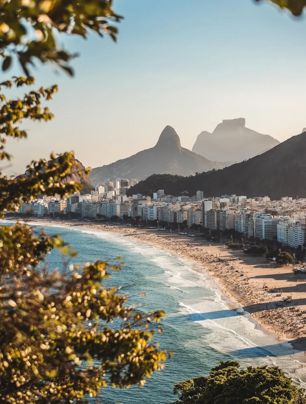 Copacabana Beach in Rio de Janeiro, Brazil